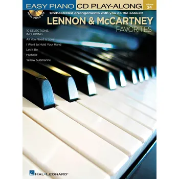 EASY PIANO 24 - LENNON & MCCARTNEY FAVORITES + CD