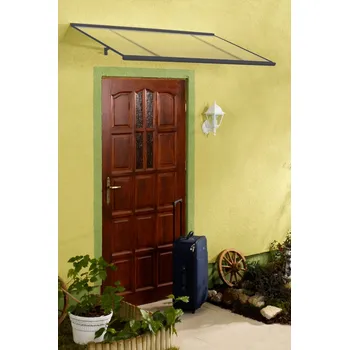 Stříška nad vchodové dveře LANIT PLAST, s.r.o. stříška nad dveře LANITPLAST MELES 160/85 antracit LG2180