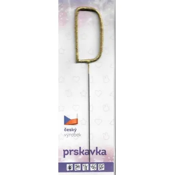 Dortová svíčka Drutep Prskavka zlatá - D