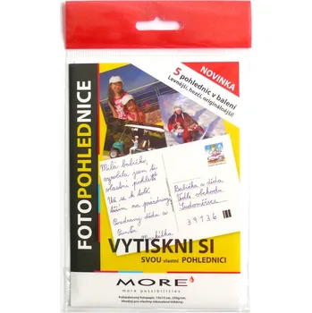 Tiskárna Fotopohlednice 250g/m2, 10x15 cm, glossy, 5ks/bal