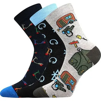 Dívčí oblečení 057-21-43 XI dětské ponožky Boma - mix KOLOBĚŽKA 25-29 mix barev