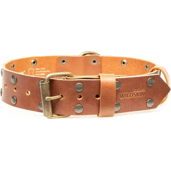 Obojek pro psa Kožený obojek nýtovaný Topaz 40 mm - OBV.100180 TOPAZ Velikost (obvod v cm): 55 - 65 cm