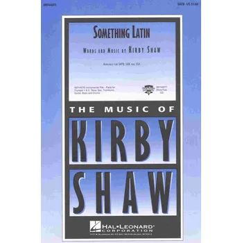 SOMETHING LATIN / SATB* + piano/chords