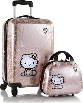 Cestovní kufr Heys Kids Hello Kitty Metallic sada 2 ks