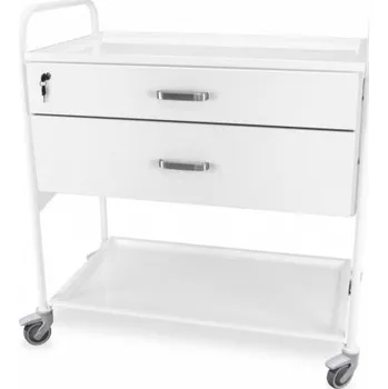 VÍCEÚČELOVÝ LÉKAŘSKÝ VOZÍK JUVW3 Barva: Bílá