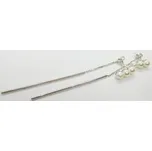 Klenoty Budín Stříbrné řetízkové visací náušnice s perlami 925/1000 4,18gr SVLE0251X61P100 (Klenoty Budín Stříbrné řetízkové visací náušnice s perlami 925/1000 4,18gr SVLE0251X61P100)