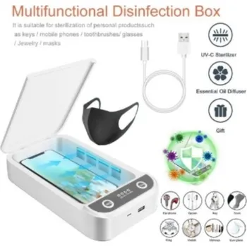 UV sterilizátor NOVA UV sterilizační box na mobily, roušky, respirátory a drobné předměty