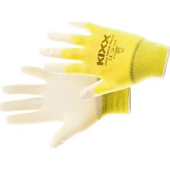 Pracovní rukavice JUICY YELLOW rukavicenylonové PU dla žlutá 7