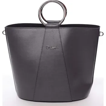 Kabelka Nadčasová dámská kabelka s organizérem šedá - Delami Karsyn šedá