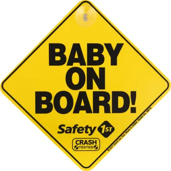 Safety 1st Štítek Baby On Board žlutý