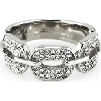 Souprava šperků MPM Prsten z chirurgické oceli Ring 7926, Silver, size 58