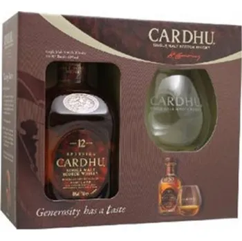 Whisky Cardhu 12 let dárková kazeta 0,7 l