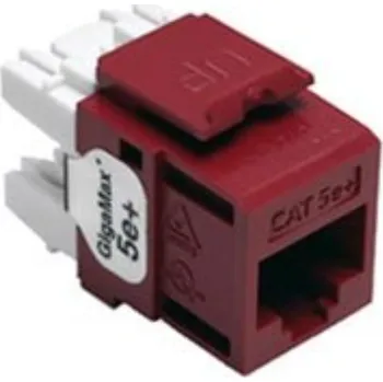 Patch panel 5G110-RR5 Nestíněný modul RJ45 eXtreme Quickport, kat.5E, IDC svorky, červený