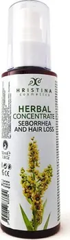 Přípravek proti padání vlasů Hristina Přírodní bylinkový koncentrát na seboreu a vypadávání vlasů 100 ml
