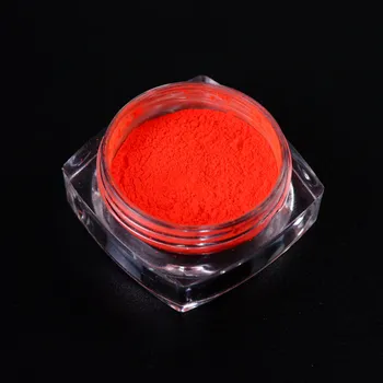 CuteNails Neonový pigment: Oranžovočervená