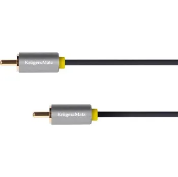 Audio kabel Kabel 1x Cinch konektor/1x Cinch konektor 0,5m KRUGER & MATZ KM1200 Basic