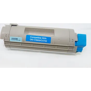 Kompatibilní toner s OKI 43381907 azurový