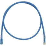 UTPKSP1MBU Klíčovaný propojovací kabel RJ45/RJ45, U/UTP, kat. 6, 1m, modrý
