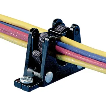 Stahovací páska ER1.25-E4-X Plastový protahovací držák kabelů, elstický, černá základna, svazek 31.8mm. 10 kusů