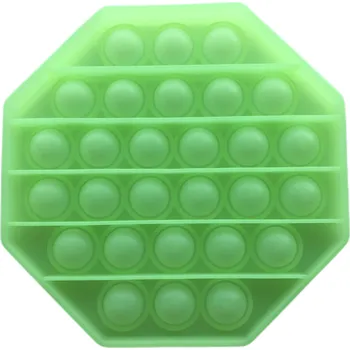 POP IT Pop It antistresová hračka Osmiúhelník neonový zelený