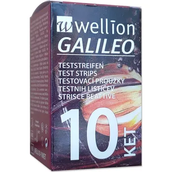 Diagnostický test Test.proužky Wellion GALILEO - ketolátky 10ks