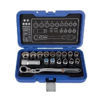 Gola sada PROJAHN 4017.24 Geartech Sada s průchozí kloubovou ráčnou