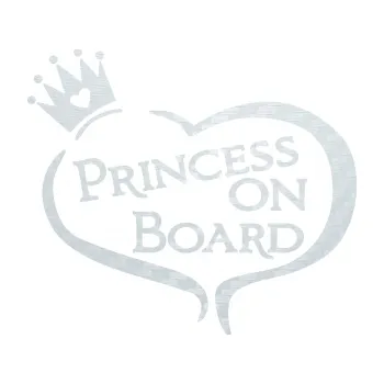 Polep vozidla SAMOLEPKA Princess on board nápis s korunkou (51 - 3D karbon bílý) NA AUTO, NÁLEPKA, FÓLIE, POLEP, TUNING, VLASTNÍ TEXT, TISK, AUTOSAMOLEPKY.cz, POLEPY, OBRÁZEK, LOGO, SAMOLEPKY