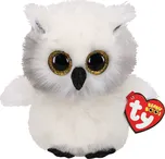 Ty Beanie Boos Austin Bílá sova 15 cm