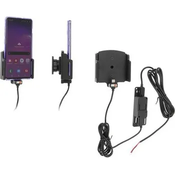 Brodit držák do auta na mobilní telefon s USB-C nastavitelný se skrytým nab. š.75-89 mm, tl.2-10mm