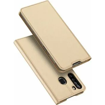 Pouzdro na mobilní telefon Dux Ducis Skin Pro Case pro Samsung Galaxy A21 barva Zlatá