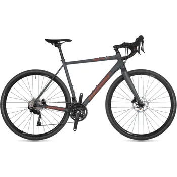 gravel kolo Author Aura XR5 matně šedé/měděné 2021, 56 cm