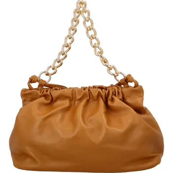 Kabelka Nepřehlédnutelná menší dámská koženková kabelka Barbii, hnědá