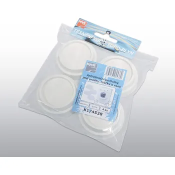 Instalatérský materiál Antivibrační podložky pro pračky; myčky a vany - sada 4 ks - K1/4538