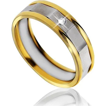 Souprava šperků MPM Snubní ocelový prsten z chirurgické oceli Wedding ring 6548 A - size 60-61