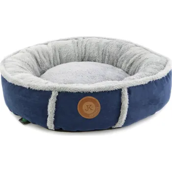 Pelíšek pro psa JK ANIMALS Pelíšek kulatý, 50 cm, modro-šedý