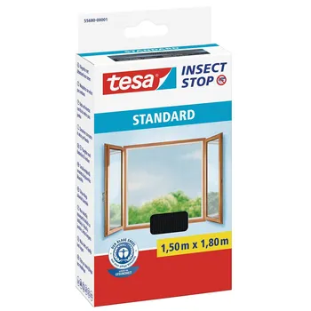 Síť proti hmyzu tesa Insect Stop Standard 55680-01-02 1,5 × 1,8 m antracitová