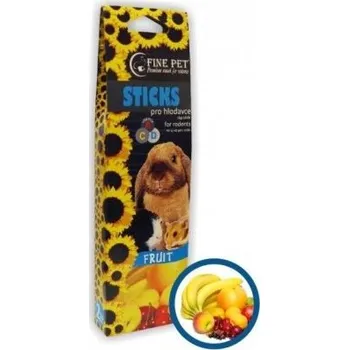 Krmivo pro hlodavce FINE PET Tyčinka Hlodavec 2ks/110g - ovoce, exot. ovoce, zelenina Provedení: Ovoce