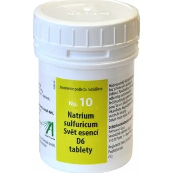 Přírodní produkt Natrium sulphuricum Svět esencí D6 400 tablet