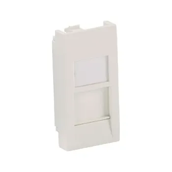 Elektrická zásuvka CFA1FSAW-X Držák modulů MINI-COM 22,5x45mm, arkticky bílý, bal. 10ks