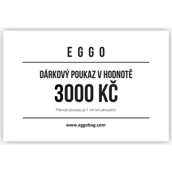 Dárkový potravinový koš Eggo dárkový poukaz 3000 Kč