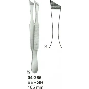 Kosmetická pinzeta Pro salony Pinzeta MI-04-265 105mm