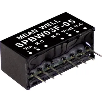 Měnič napětí MEAN WELL SPBW03G-05 DC/DC měnič napětí, modul 600 mA 3 W Počet výstupů: 1 x Obsah 1 ks