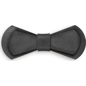 Motýlek Eggo Kidder II pánský kožený motýlek Šedá