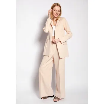 Dámské sako Dámské klasické sako ZA119 Barva: Béžová, Velikost: XL