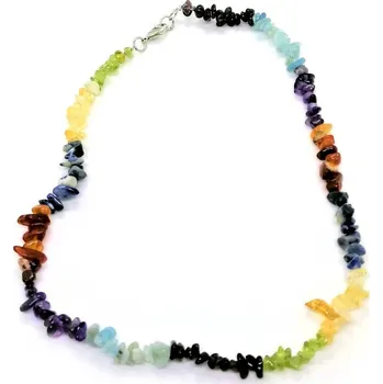 Náhrdelník Náhrdelník sekaný zap. 45cm ČAKROVÝ SKHS_CA