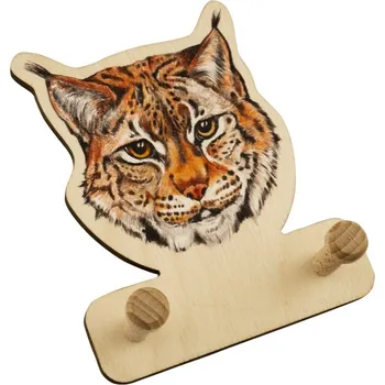 Věšák Lesní svět Věšák Lesní zvěř Rys (Dřevěný věšák s lesními motivy od českého výrobce Lesní svět. Vhodné jako dekorace do dětského pokojíčku nebo pro všechny milovníky přírody.)