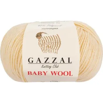 Příze Příze Baby Wool 829 přírodní Gazzal