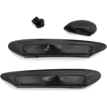 Helma na motorku Arai Větráčky plexi G-typ + zámeček pro integrální přilby Arai SIGNET GT a MAVERICK/T, černé Černá