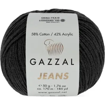 Příze Příze Jeans 1111 černá Gazzal