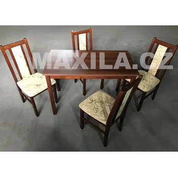 Jídelní set Jídelní set 4+1 Roman 2 Vyberte Tkaninu:: Tkanina 4, Vyberte Moření:: Komplet grandson